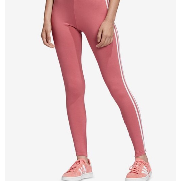 Last Pair! Women’s Adidas 3 Stripe Tights - Picture 2 of 3